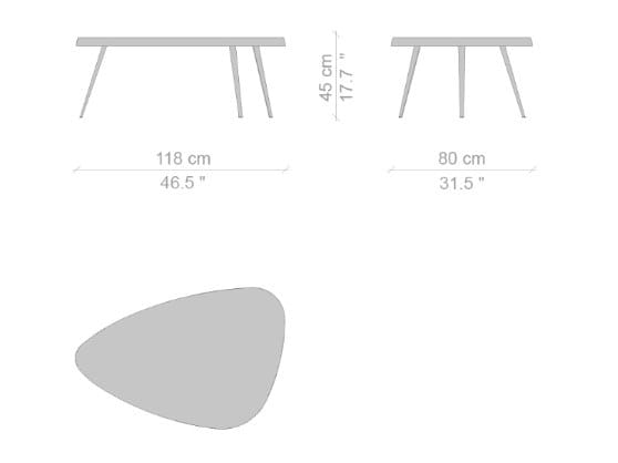 Садовый стол с многослойной столешницей CASSINA Mexique ARCH-00065166 - Вид №23