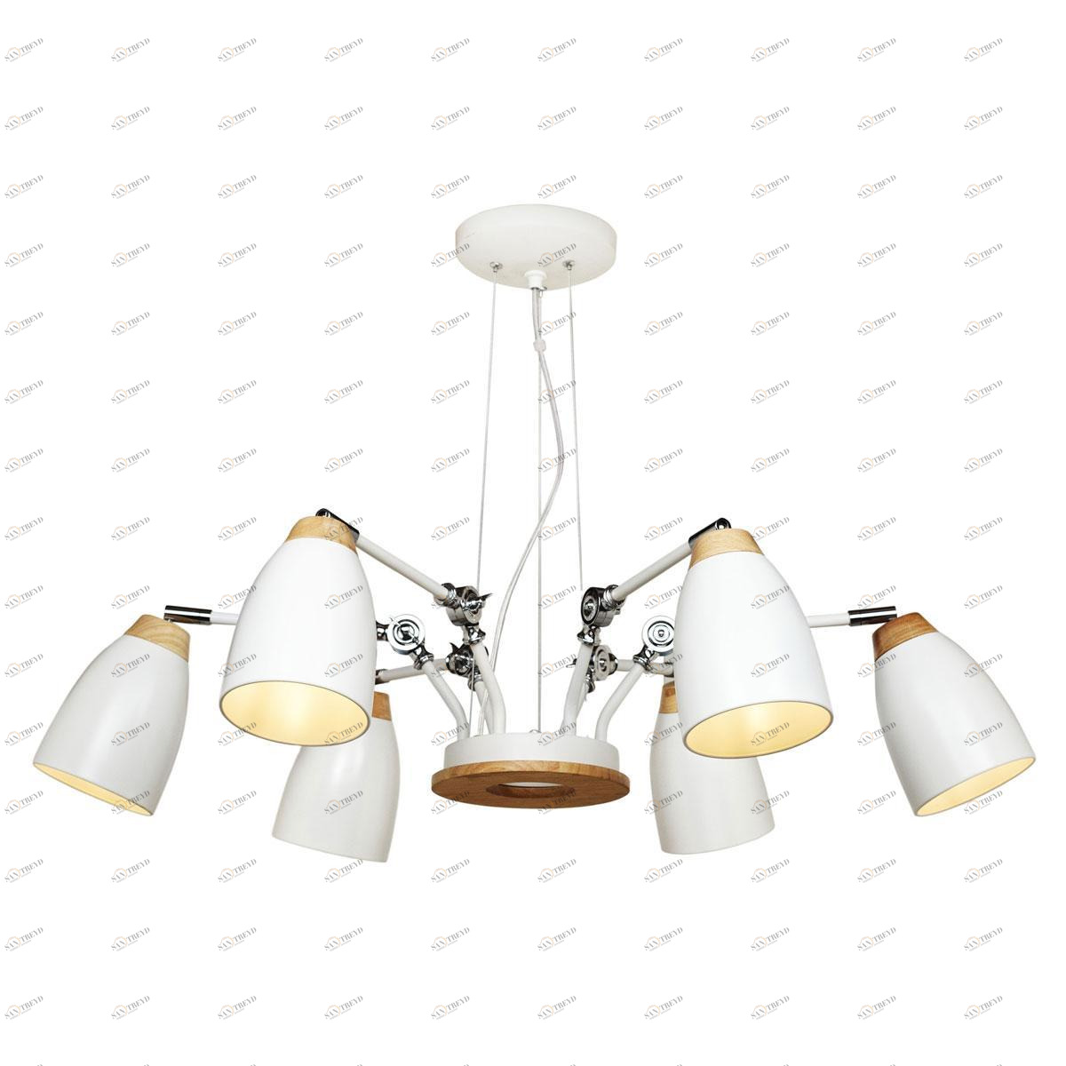 Подвесная люстра Loft IT Restor Loft4402/6Wh LOFT IT ДИЗАЙНЕРСКИЕ, RESTOR WHITE 137867 Белый 