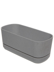 Горшок для цветов Halo 1.5L Grey NAVAKO