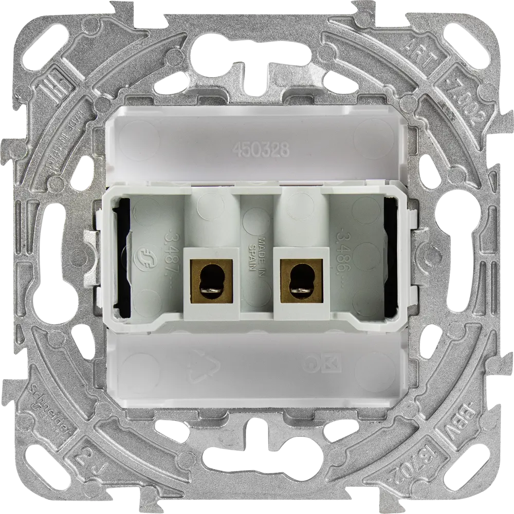 Аудио розетка встраиваемая Systeme Electric Unica, цвет белый STLM-2142104 - Вид №5