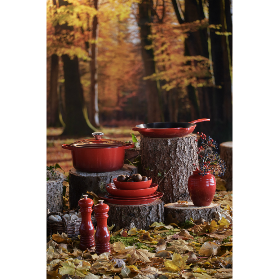 Сковорода чугунная Le Creuset, Ø20 см, бордовая 20182200600422 - Вид №3