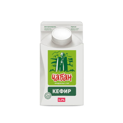 Кефир 3,2% Чабан 450 г БЗМЖ Santreyd 20750