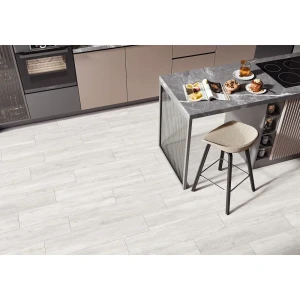 Глазурованный керамогранит Alma Ceramica Tanzania 07 20x90 см 1.62 м² матовый цвет светло-серый