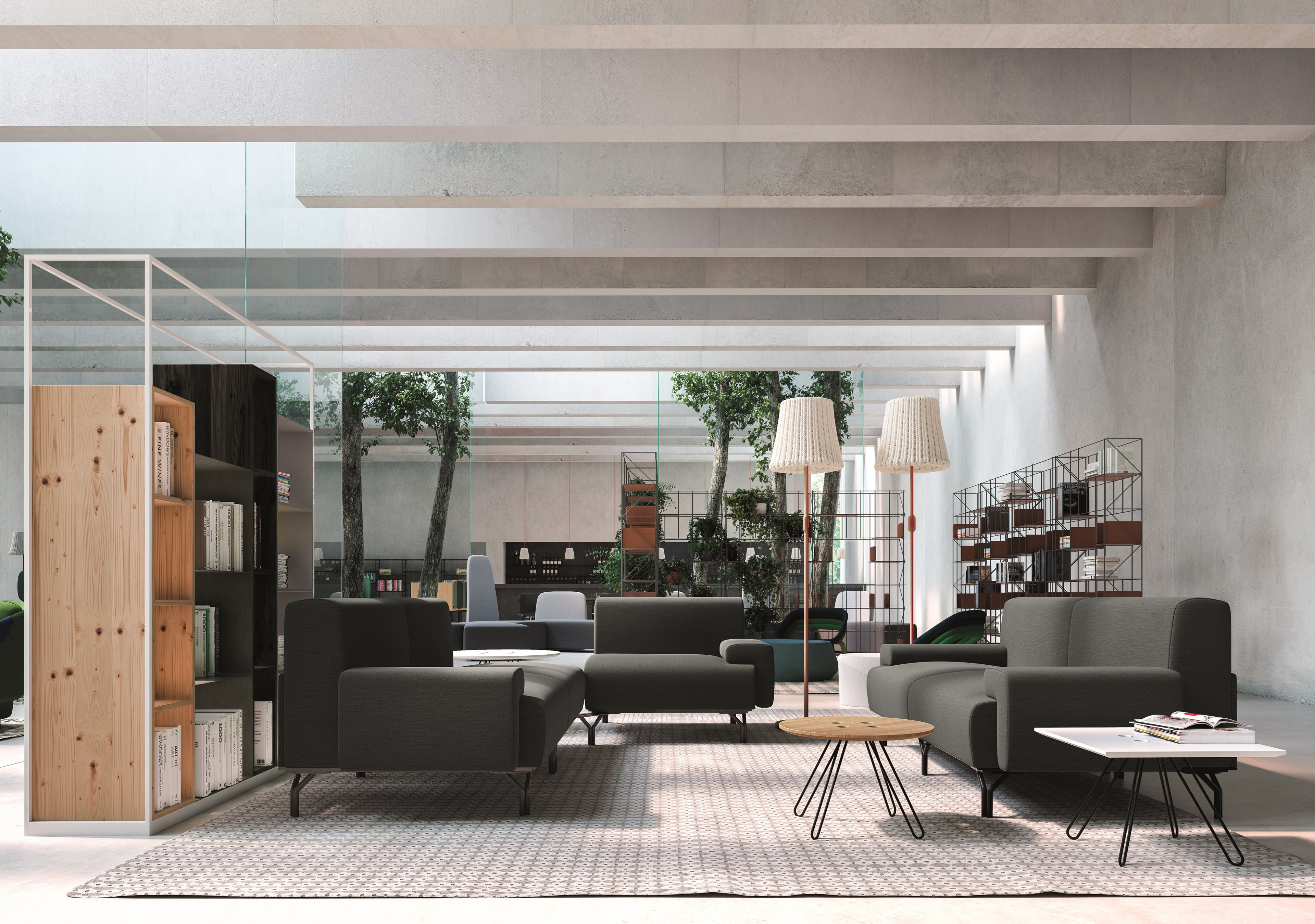 Низкий круглый стол из дуба Casamania & Horm Twine T ARCH-00133166 - Вид №10