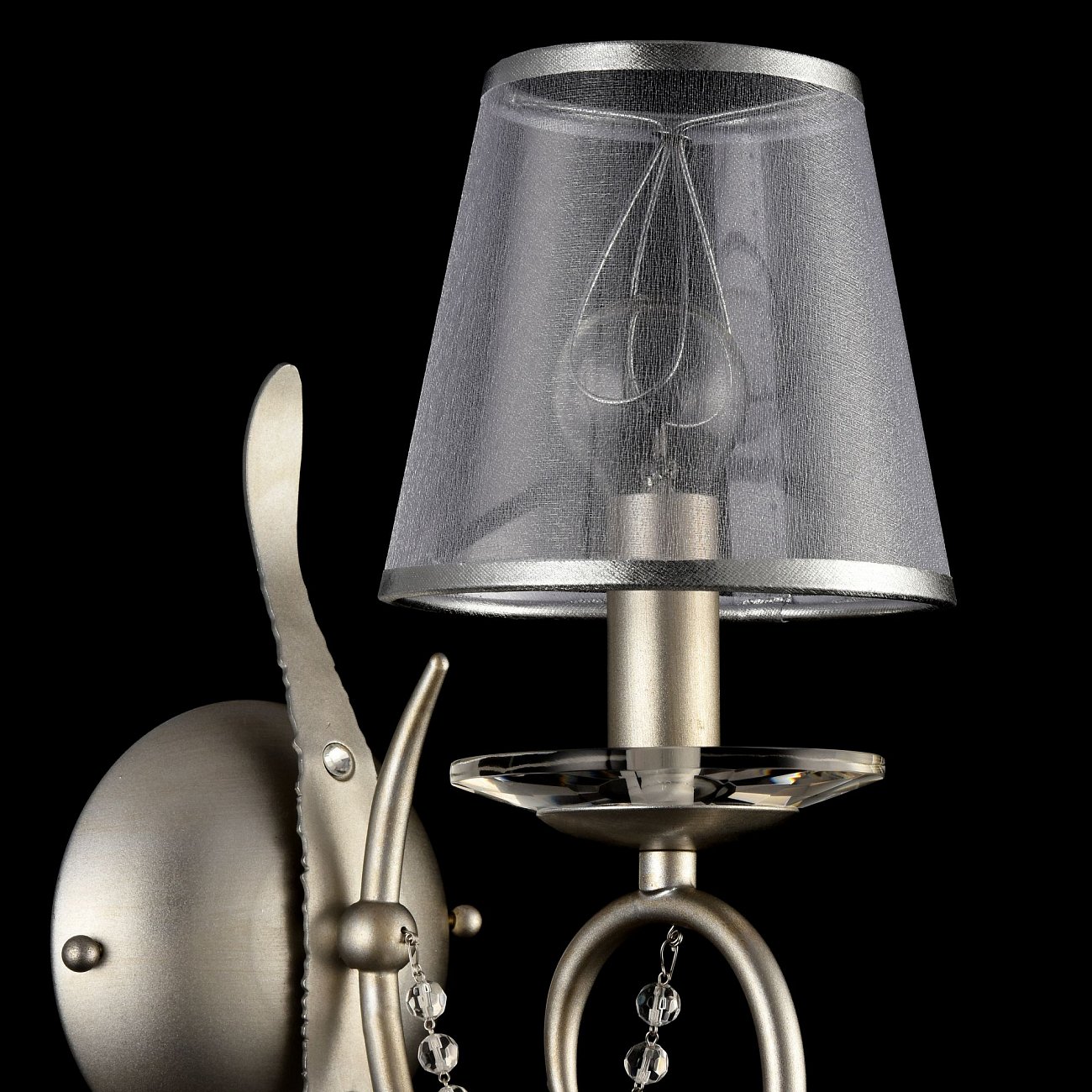 Бра настенное серебряное Darina FR2755-WL-01-BR FREYA CLASSIC 00-3957487 Серебро - Вид №5