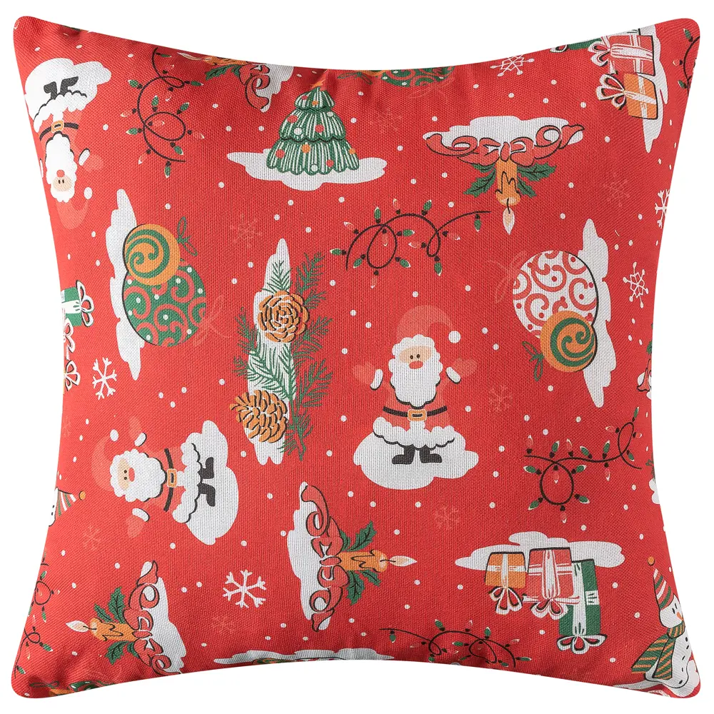 Подушка Altali Санта 40x40 см цвет красный STLM-2189547