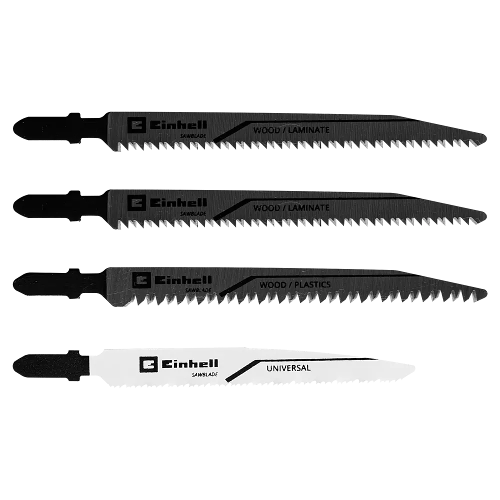 Набор пилок для электролобзика по дереву/металлу/пластику Einhell 625427, 4 шт STLM-2082683