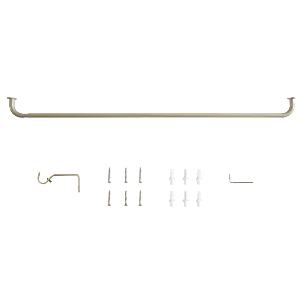 Карниз раздвижной Santreyd КРОЗС120-210 золотистый 120-210 см 89391996 STLM-1462079 - Вид №2