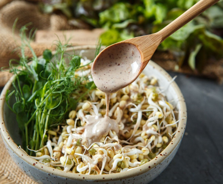 5507 Проростки маша в ореховом соусе Вкусляндия  - Вид №1