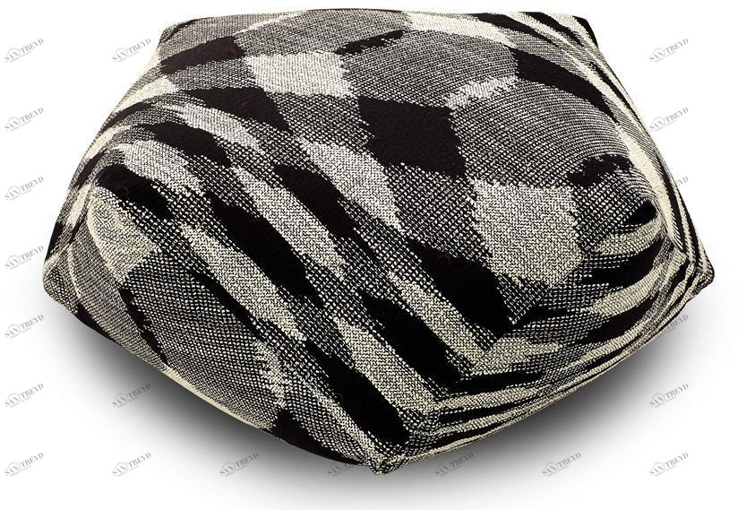 MissoniHome Пуф Diamond из жаккарда Winter flame sun-id-1482842