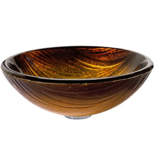 GV390-19mm-FVS1005 Накладная раковина на столешницу  прямоугольная Krausru  - Вид №3