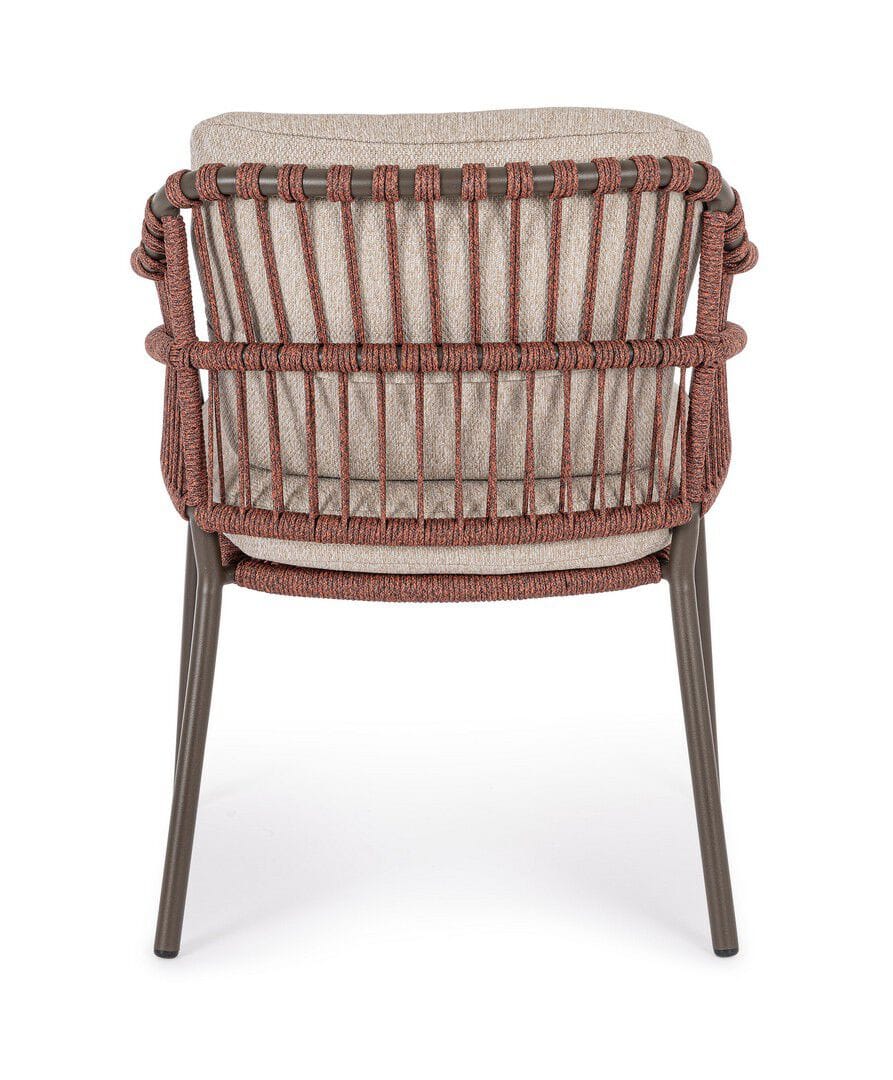 Веревочный садовый стул со встроенной подушкой BIZZOTTO Talaia ARCH-00090706 - Вид №2