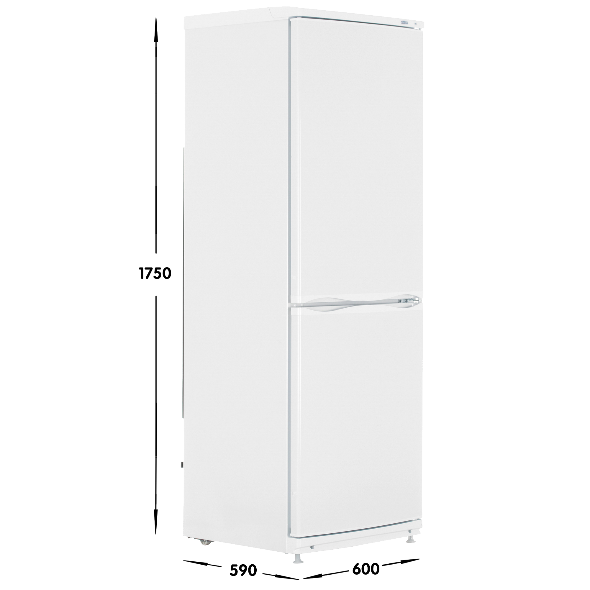 0169289 Холодильник с морозильником   ATLANT ХМ-4012-022 белый STDN-0056210 - Вид №6
