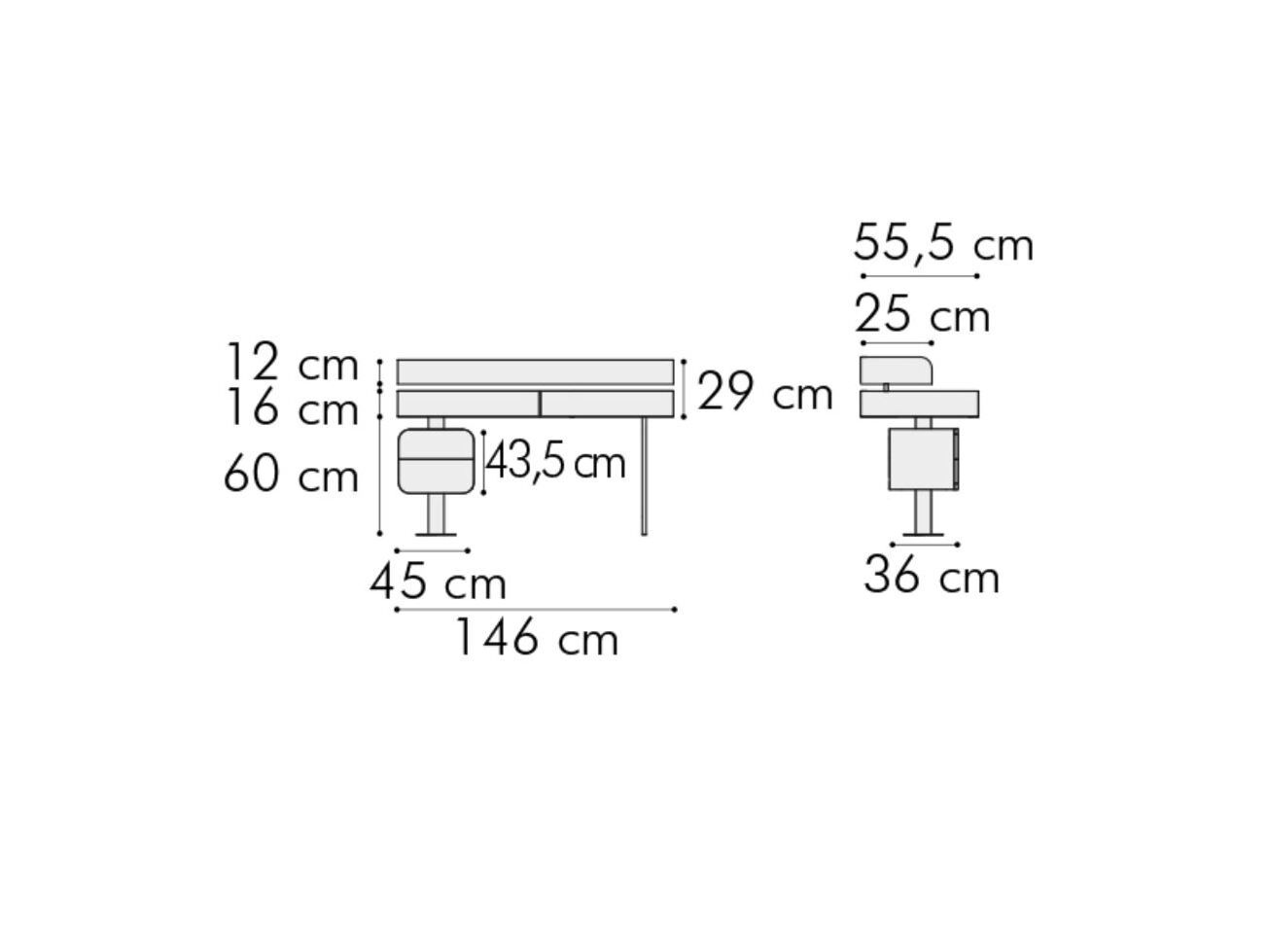 Деревянный стол с ящиками SCAPPINI & C TALENT ARCH-00029829 - Вид №6