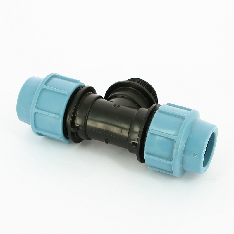 Тройник обжим-Н для труб ПНД UNIDELTA 32х1" 1010032005 - Вид №4