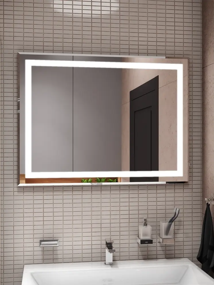 Зеркало Santreyd Pronto Lux с LED-подсветкой для ванной 90×70 см 89180044