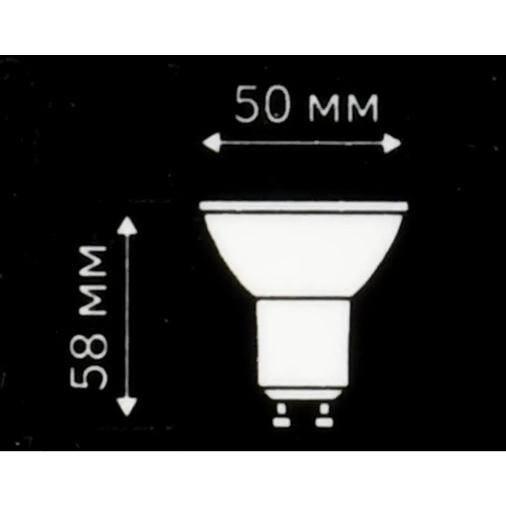 Светодиодная лампа LEXMAN Clear GU10 с теплым белым светом 500 лм 86254420 STLM-1485997 - Вид №6