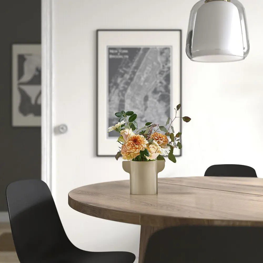 Santreyd Celia - керамическая ваза бежевая для цветочных композиций 89342810 STLM-0818159 - Вид №3