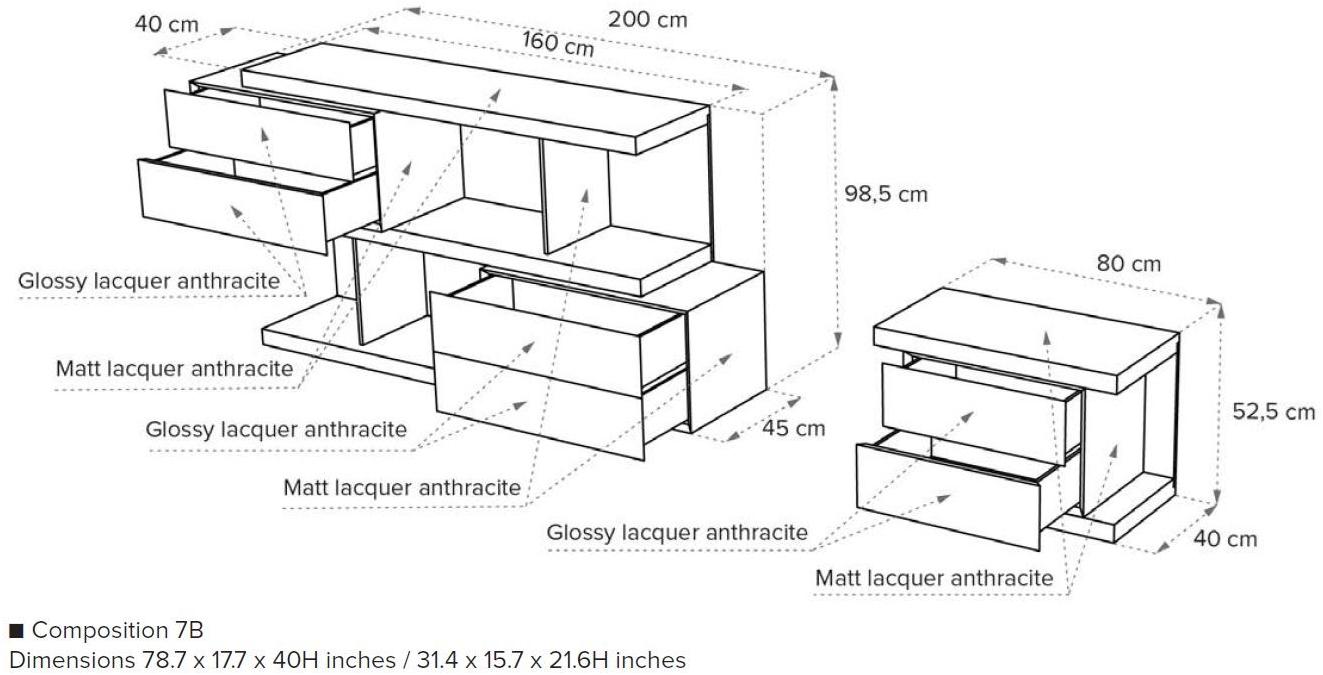 Natuzzi Модульный деревянный книжный шкаф sun-id-1482872 - Вид №18