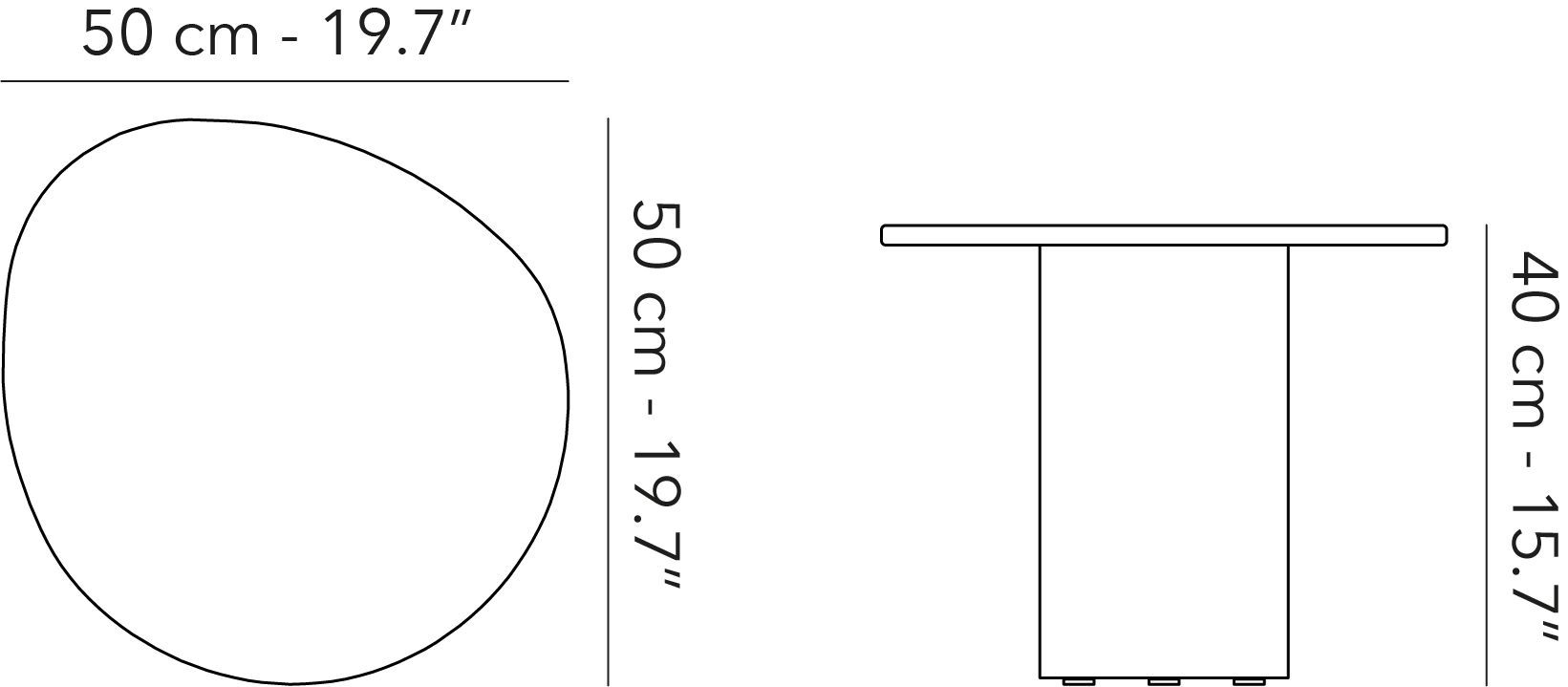 Журнальный столик из цементных материалов Jardinico Комо ARCH-00047990 - Вид №3