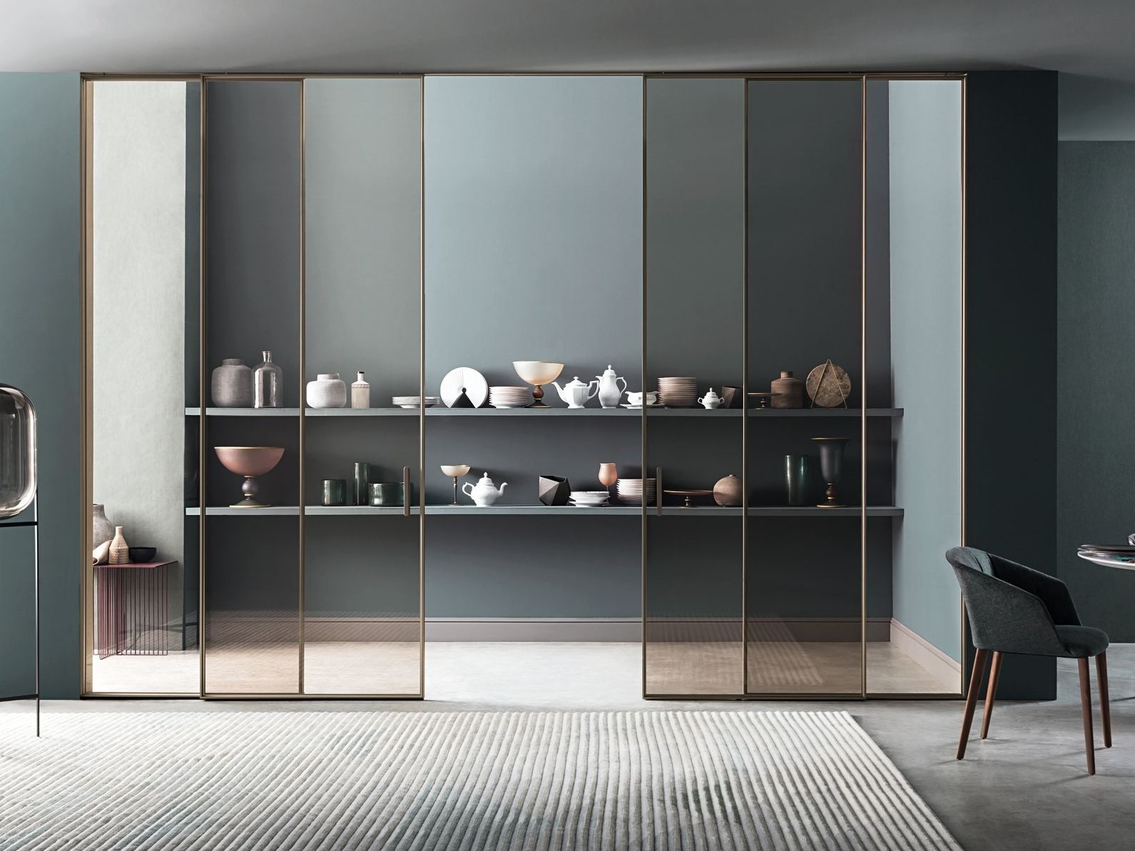 Стеклянная дверь Lualdi раздвижные и поворотные стеклянные системы ARCH-00112202 - Вид №15