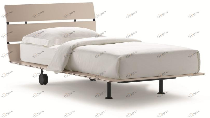 Flou Односпальная деревянная кровать Tadao sun-id-1396962