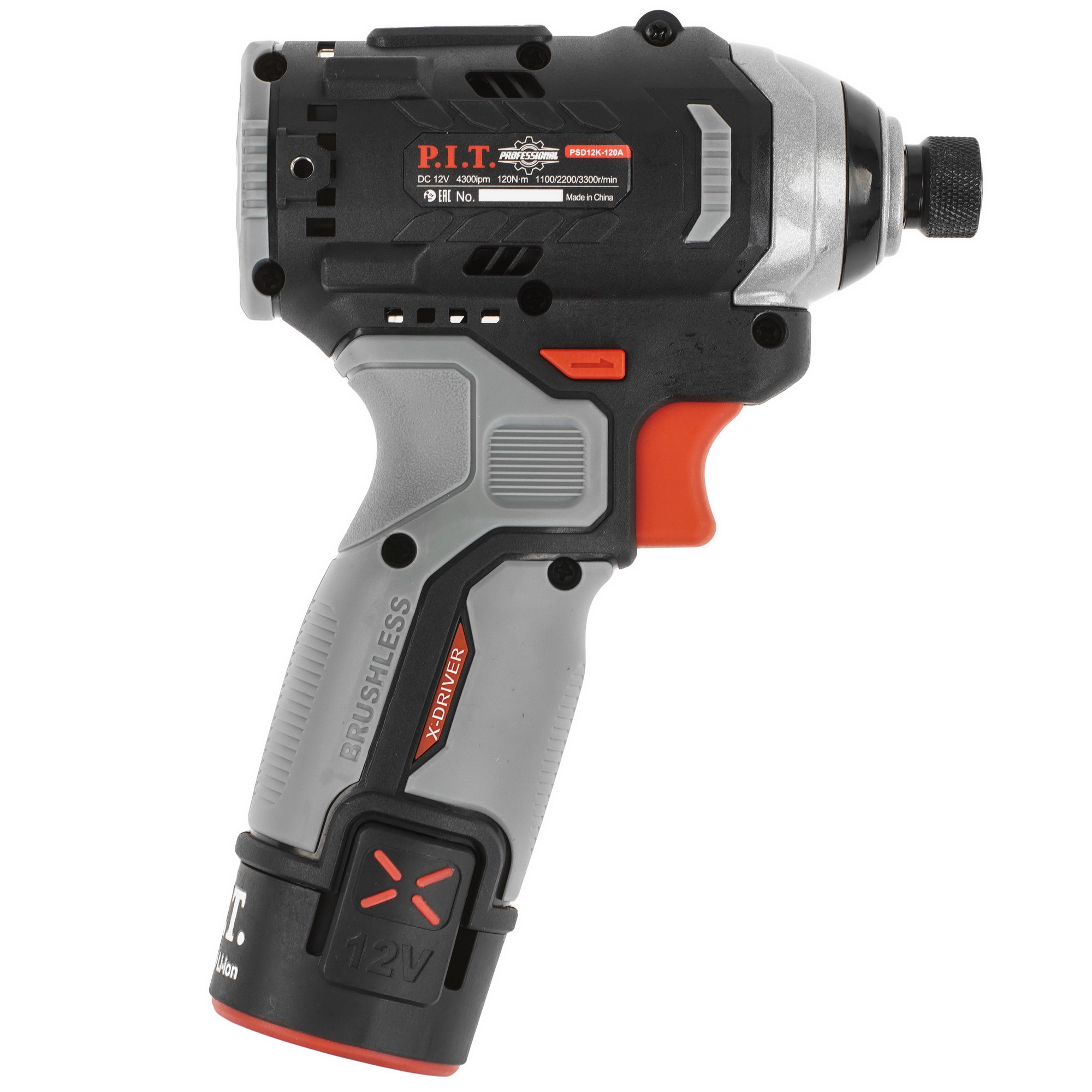 Винтоверт P.I.T. PSD12K-120A/1 OnePower 12V 5604935 PIT STDN-0095235 - Вид №2