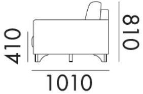 Grado Design 5-местный угловой диван из ткани Pent sun-id-1509285 - Вид №3