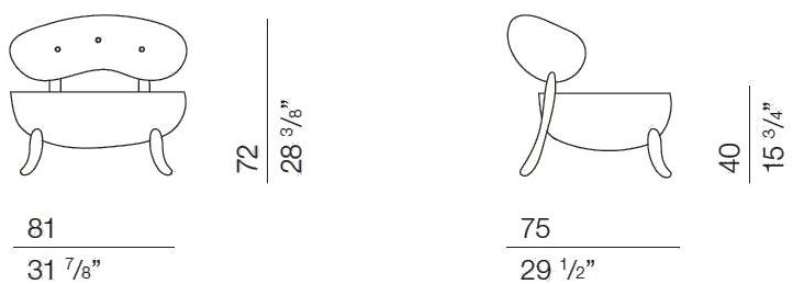 Bodema Кресло из тафтингового бархата Oleandra Olr000 - Вид №9