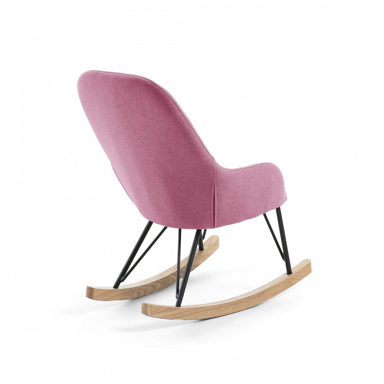 Кресло-качалка розовое BARCELONA DESIGN ДИЗАЙНЕРСКИЕ 148184 Розовый  - Вид №3