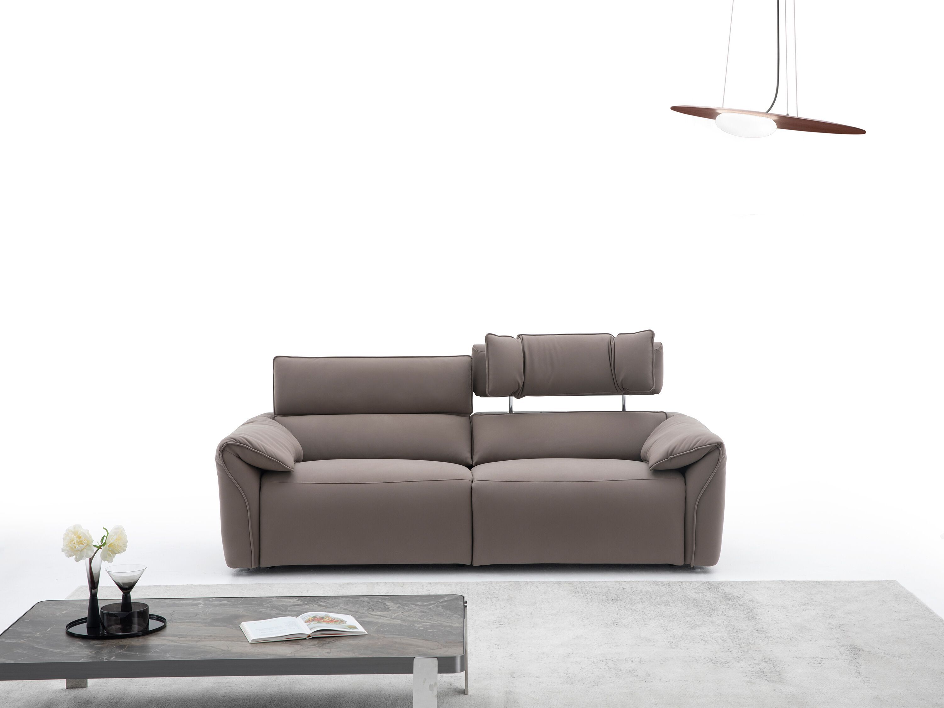 2-местный кожаный диван с электроприводом CAMPO DE' FIORI CL333 ARCH-00113289 - Вид №1