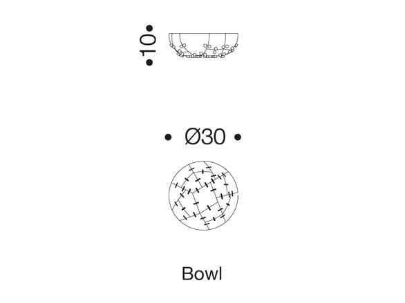 Чаша из ясеня Danese Milano Kintsugi ARCH-00048970 - Вид №1