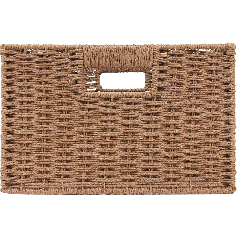Корзина для хранения 38x18x28 см бумага цвет коричневый Santreyd STLM-2202056 - Вид №3