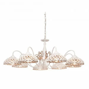 Подвесная люстра Silver Light Bavaria 720.51.8 SILVER LIGHT ДИЗАЙНЕРСКИЕ, BAVARIA WHITE 185980 Белый