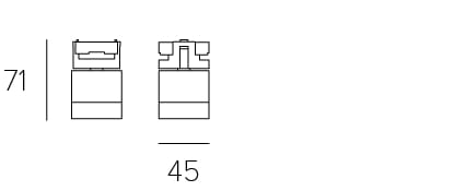 Фиксированное пятно с рассеивателем для освещения на алюминиевых кабелях Letroh LEVEL ARCH-00052005 - Вид №4