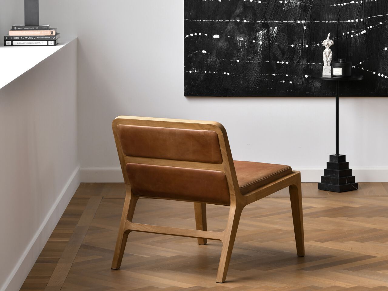 Кресло из цельного дерева и кожи Air Division ARCH-00080081 - Вид №15