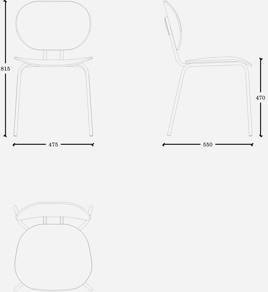ONDARRETA Стул из стали и дерева со встроенной подушкой с открытой спинкой Hari sun-id-1426637 - Вид №6