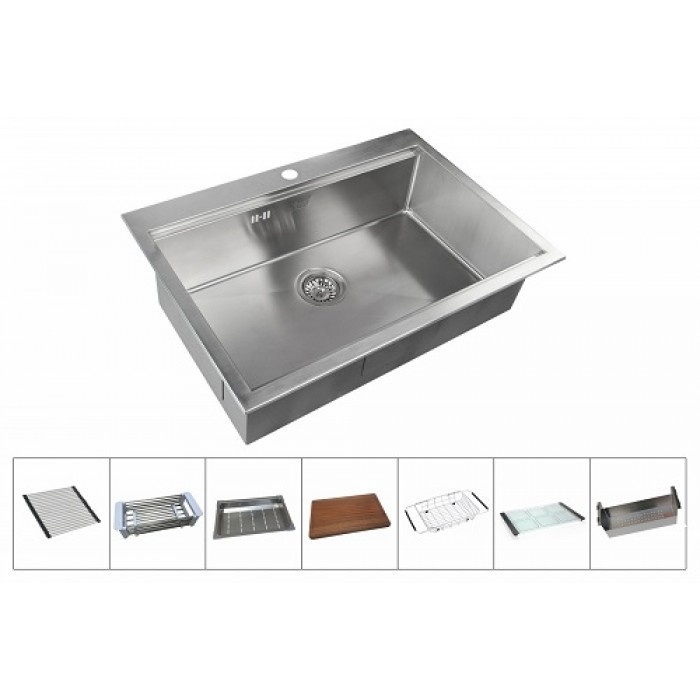 Zorg Master ZM R-7552 Ergo Мойка кухонная прямоугольная Zorg  - Вид №4