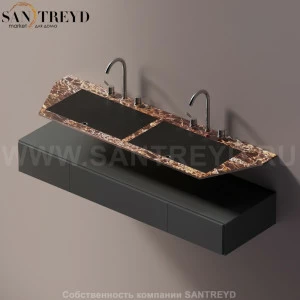 AELLN0AA21416DD Подвесная раковина настенная прямоугольная Agape Ell