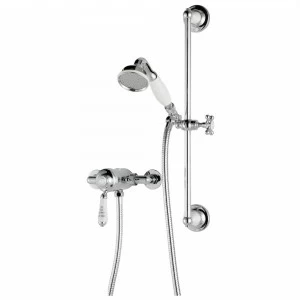 Traditional bathrooms Смеситель для душа с фарфоровой ручкой ASCOT Tbmskit1.exp.nk