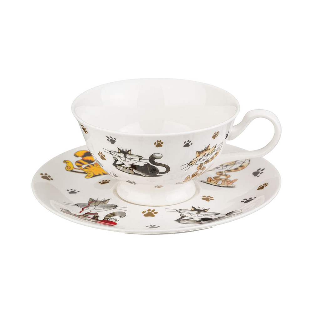 359-233 Посуда фарфоровая НАБОР ДЛЯ ЗАВТРАКА НА 1 ПЕРСОНУ 3 ПР. "ВЕСЕЛЫЕ ДРУЗЬЯ" 1 400 мл Lefard 