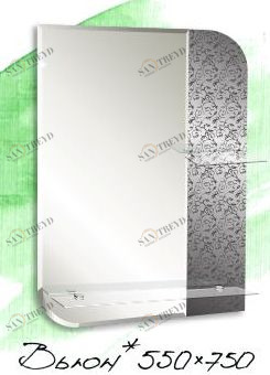 Зеркало Вьюн 550х750 (1101) МИР ЗЕРКАЛ 2322468