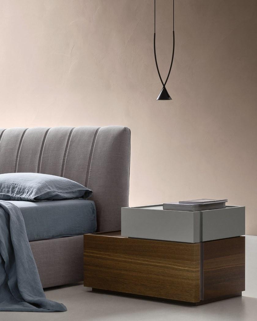 ZANETTE Кожаная кровать с обивкой и изголовьем sun-id-1457238 - Вид №2