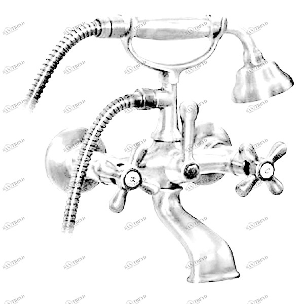 Смеситель MIGLIORE Beatrice ML.BTC-102.BI для ванны/душа - белый 