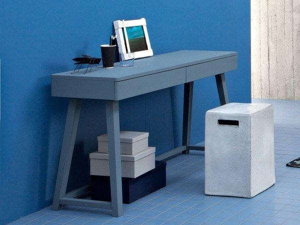 Gervasoni Стол из орехового дерева с ящиками Gray sun-id-1358167 - Вид №7