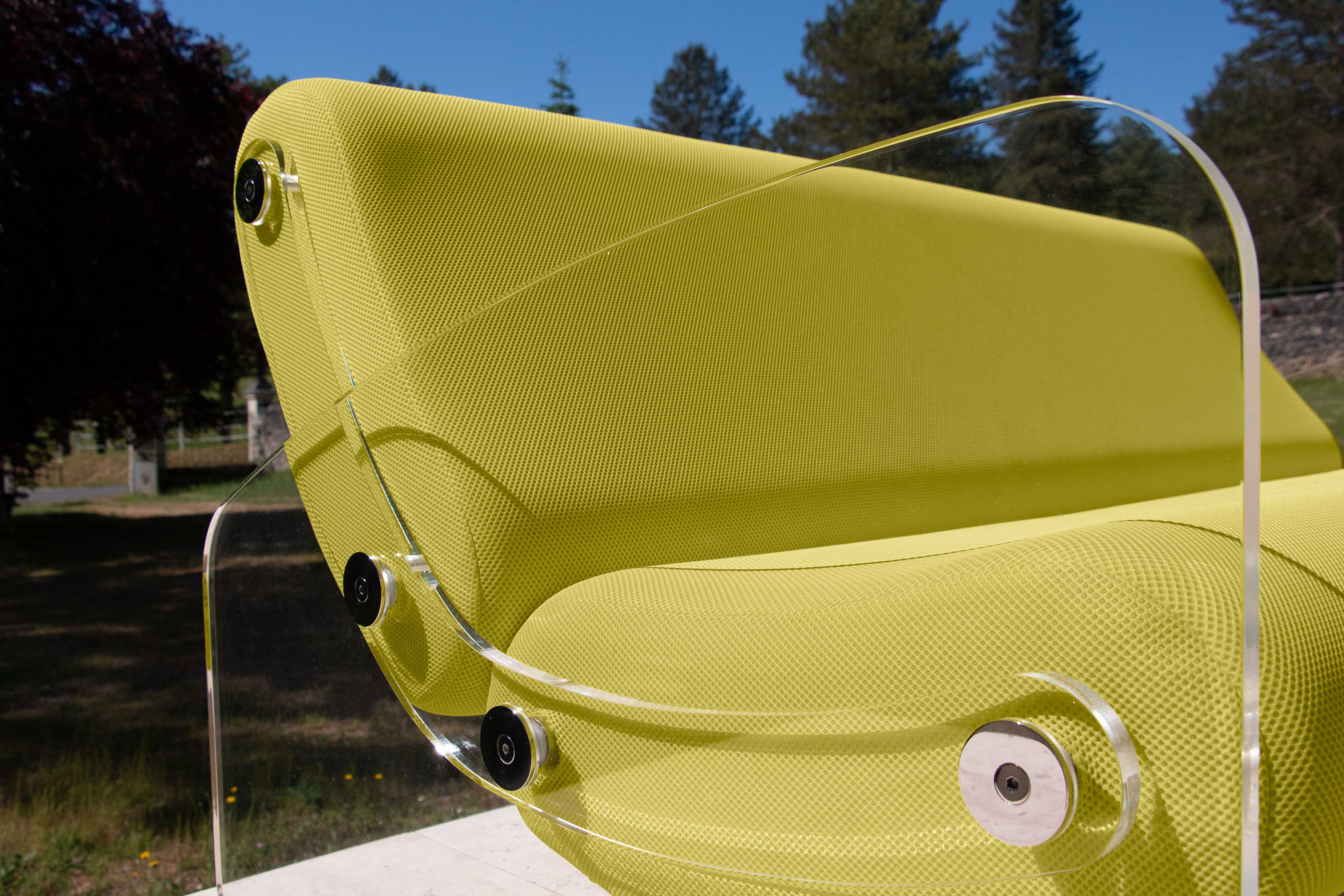 Кресло из ПММА и ткани с подлокотниками KUUMO MW03 ARCH-00150981 - Вид №7