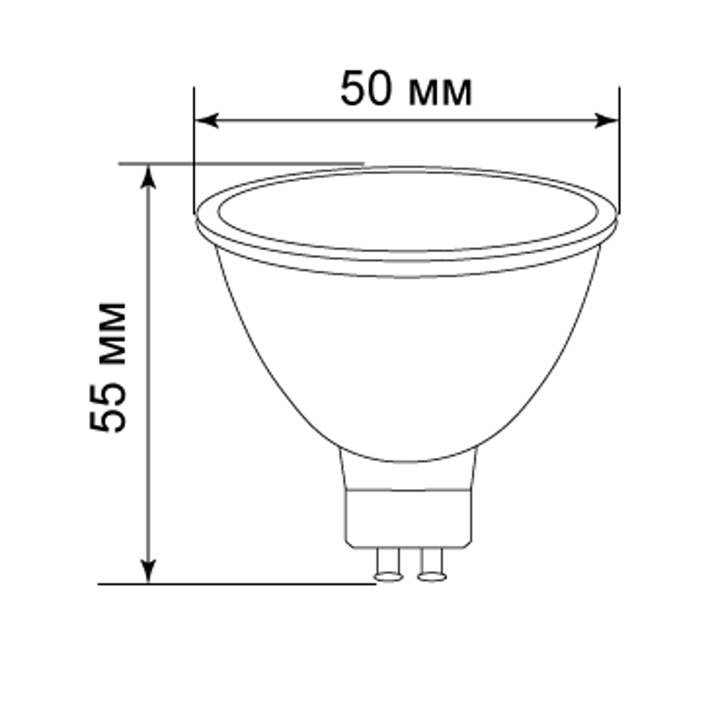BELLIGHT LED-лампа GU10 6W холодный белый свет для точечного освещения 86853385 STLM-0933288 - Вид №5