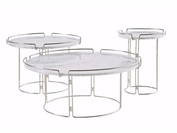 Круглый стеклянный журнальный столик ROCHE BOBOIS BIJOU ARCH-00086470