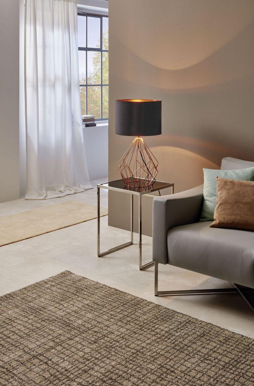 Настольная лампа Eglo Pedregal 1 95185 EGLO ВАЗА 080654 Медь;черный  - Вид №1