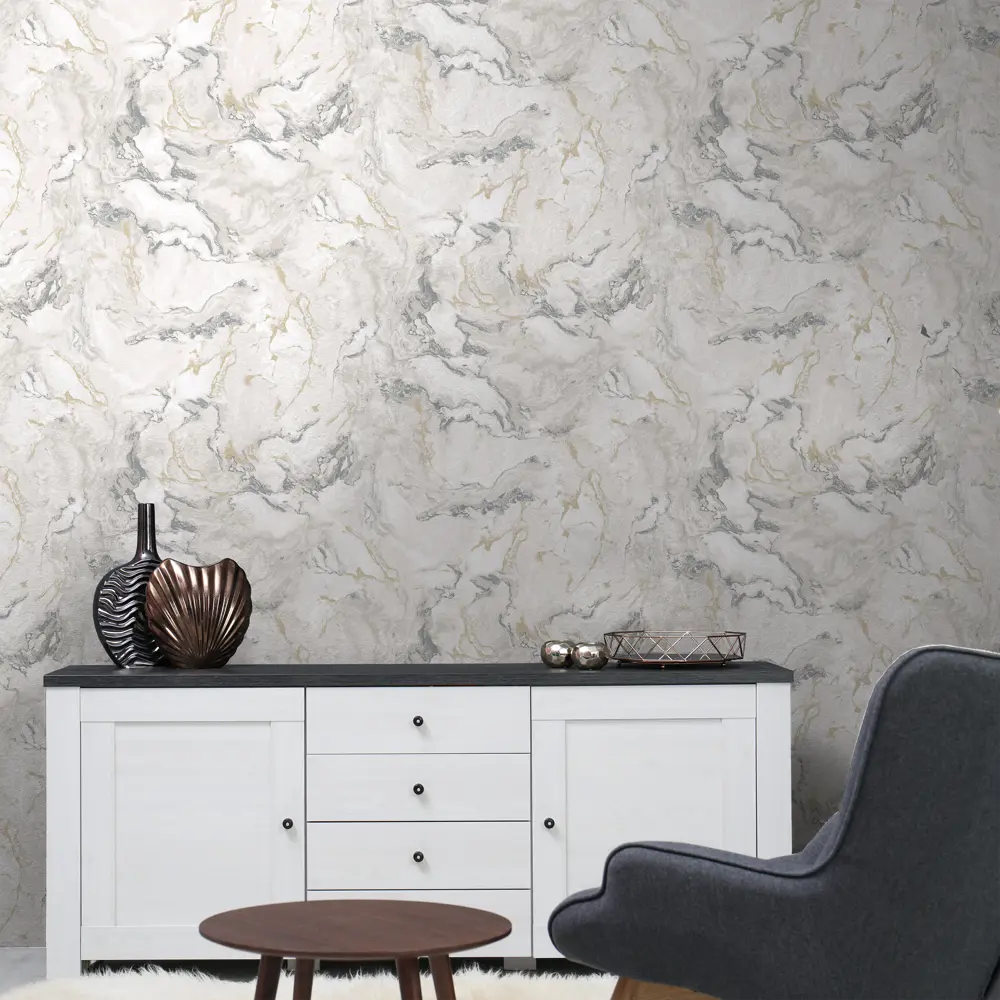 Обои флизелиновые New Age Ametist молочные 1.06 м NA8584-11 STLM-2047901 - Вид №2